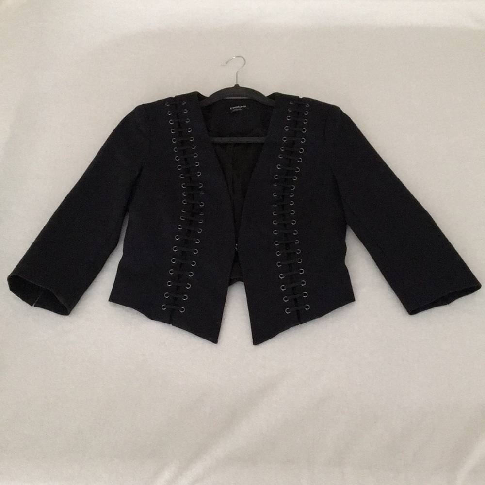 bebe black blazer Size 4
